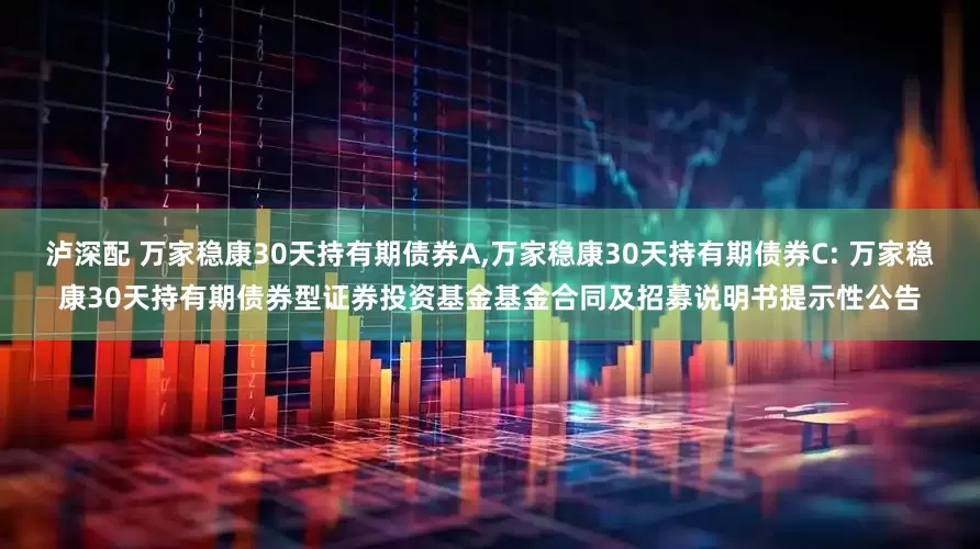 泸深配 万家稳康30天持有期债券A,万家稳康30天持有期债券C: 万家稳康30天持有期债券型证券投资基金基金合同及招募说明书提示性公告
